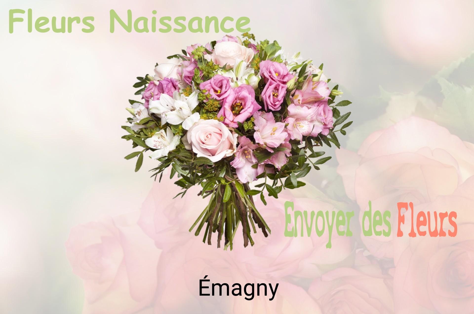 Bouquet de fleurs de naissance livré à Émagny